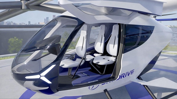 SkyDrive社の空飛ぶクルマ、搭乗人数2名から３名へ仕様変更で利便性向上