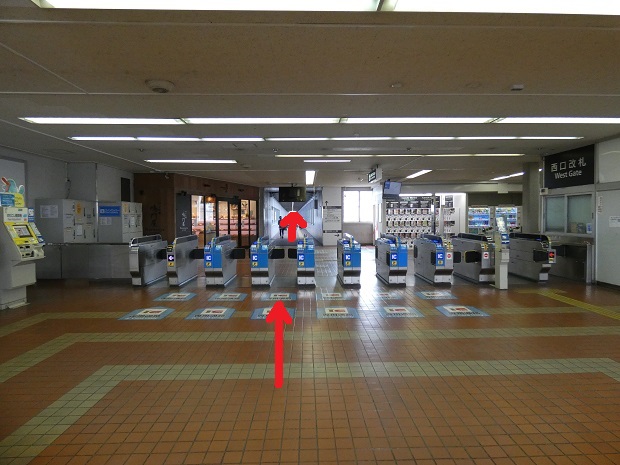 JR京橋駅「西口」からツイン２１への行き方