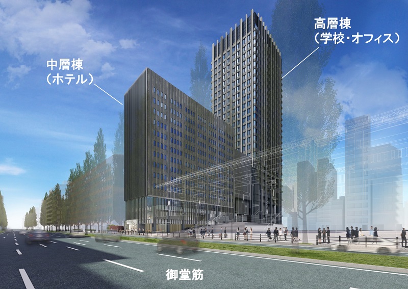 ソラリア西鉄ホテル大阪本町（仮称）、2026年度冬開業予定