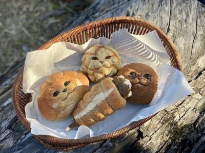 花房さくら 木彫展 ～ネコノパン工房～　阪神梅田本店
