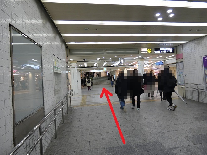 大阪メトロ谷町線「東梅田駅」から、阪神「大阪梅田駅」への行き方（乗り換え案内）