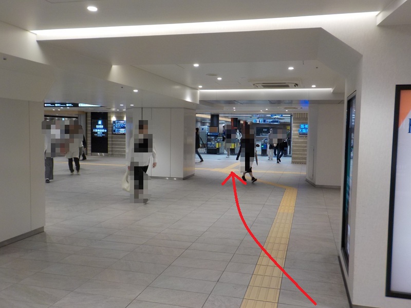 四つ橋線・西梅田駅から、阪神・大阪梅田駅への行き方｜大阪メトロ（地下鉄）乗り換え案内