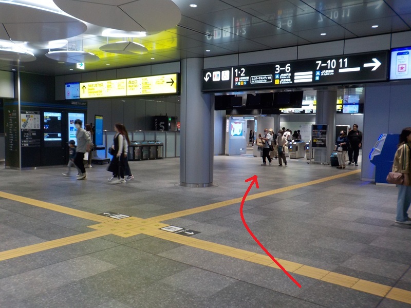 JR大阪駅・うめきた地下ホーム（２１・２２・２３・２４番ホーム）への行き方【改札内での移動】