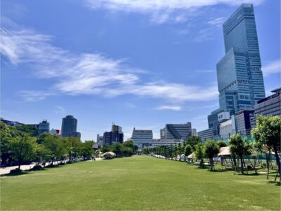 天王寺公園エントランスエリア「てんしば」はオープンから10周年