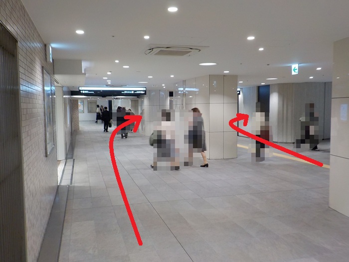 大阪メトロ御堂筋線「梅田駅・南改札」から、投資信託相談プラザ 梅田イーマ店への行き方