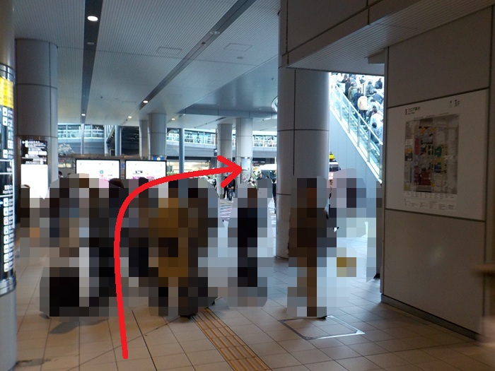 JR大阪駅から、地下で雨に濡れないヨドバシ梅田への行き方（御堂筋口から）