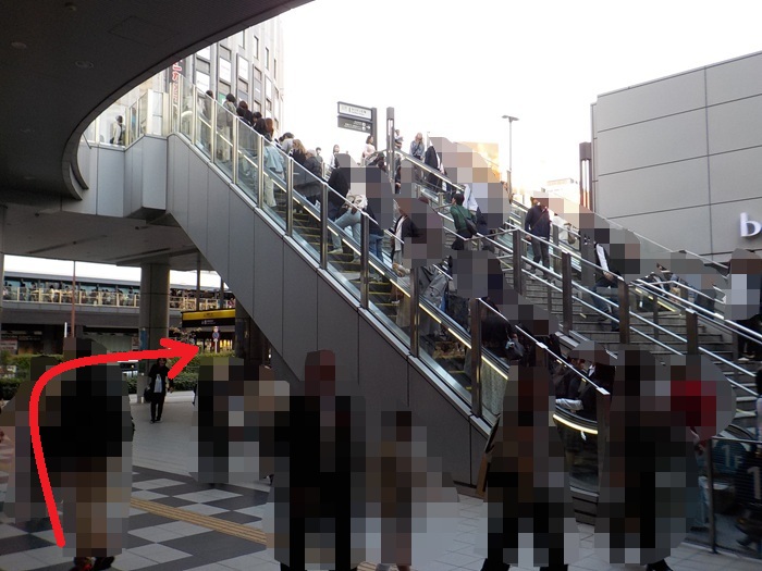 JR大阪駅から、地下で雨に濡れないヨドバシ梅田への行き方（御堂筋口から）