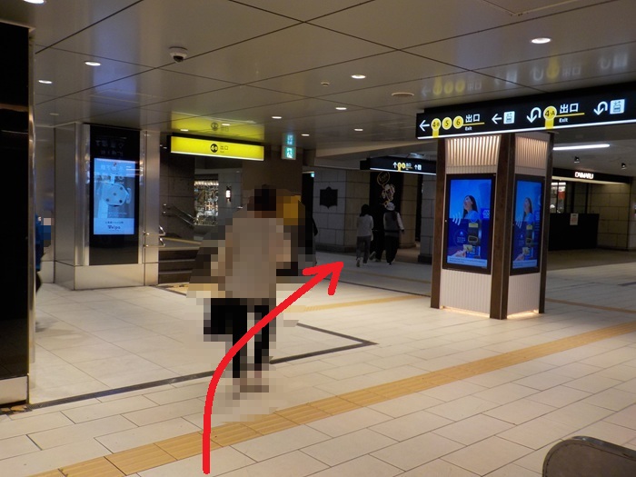 大阪メトロ御堂筋線・心斎橋駅から大丸心斎橋店/パルコへの行き方