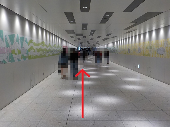 【改札外での移動】JR大阪駅「うめきた地下出口」から「中央口」への行き方