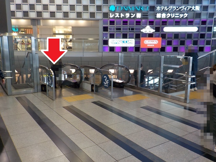 JR大阪駅「連絡橋口」から、KITTE大阪（JPタワー大阪ビル）への行き方