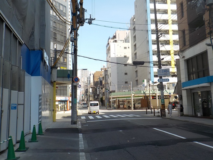 内久宝寺町通りを西から東へ｜東横堀川から難波宮跡公園までの風景