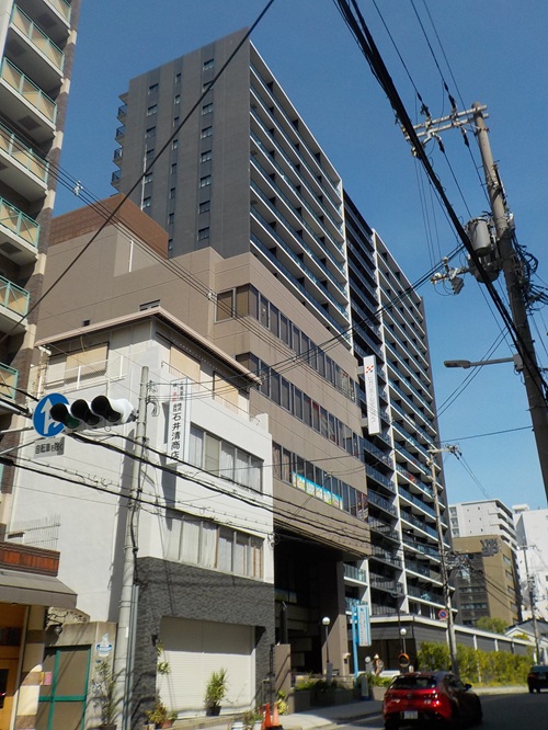 内久宝寺町通りを西から東へ｜東横堀川から難波宮跡公園までの風景