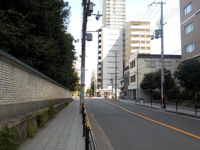 内久宝寺町通りを西から東へ｜東横堀川から難波宮跡公園までの風景