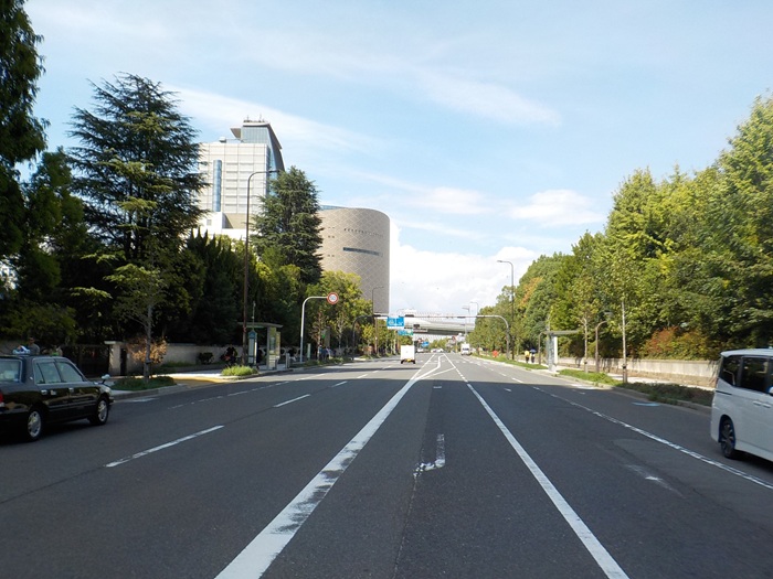 内久宝寺町通りを西から東へ｜東横堀川から難波宮跡公園までの風景
