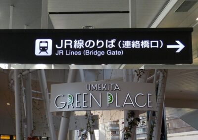 JR大阪駅・連絡橋口から、うめきたグリーンプレイスへの行き方