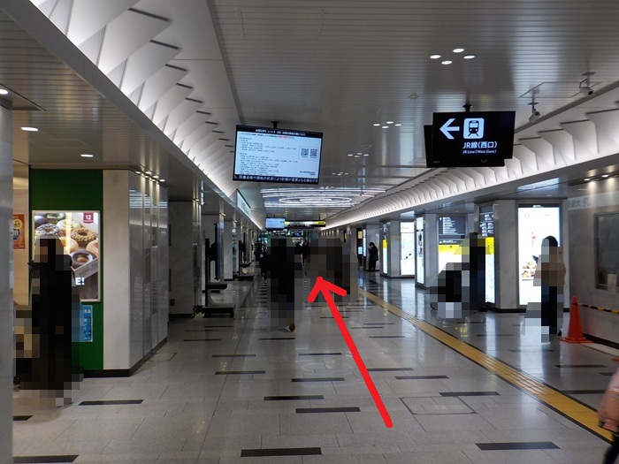 阪急・大阪梅田駅から、KITTE大阪(JPタワー大阪ビル)への行き方