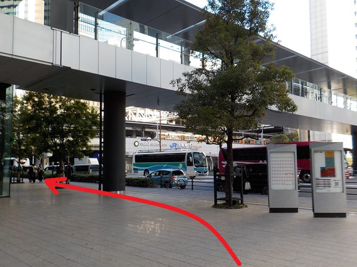 四つ橋線・西梅田駅から、うめきたグリーンプレイスへの行き方