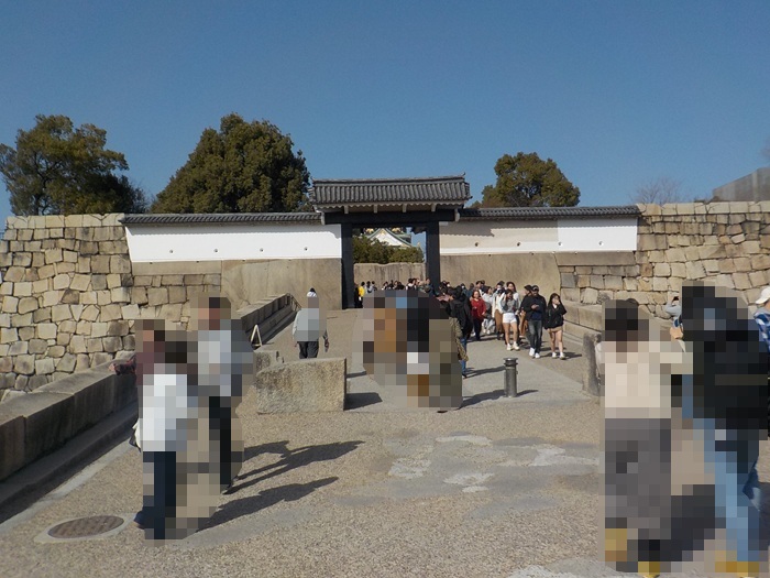 エレクトリックカー馬場町駅から桜門駅(大阪城天主閣前)へ|大阪城公園