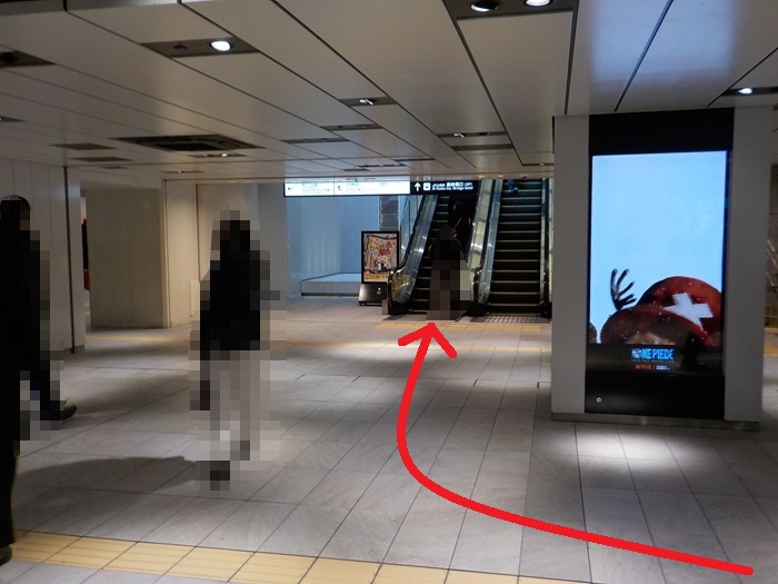 御堂筋線・梅田駅から、KITTE大阪｜JPタワー大阪ビルへの行き方