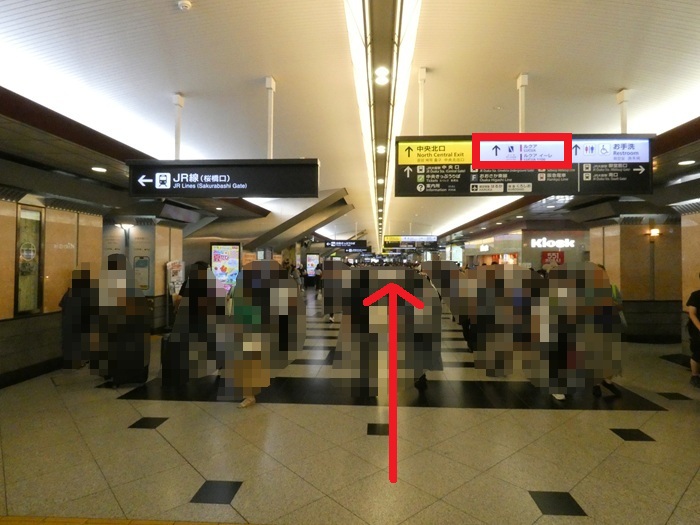 阪神電車・大阪梅田駅から、ルクア&ルクアイーレへの行き方