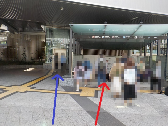 JR大阪駅「御堂筋口」から、阪神大阪梅田駅「東口」への行き方