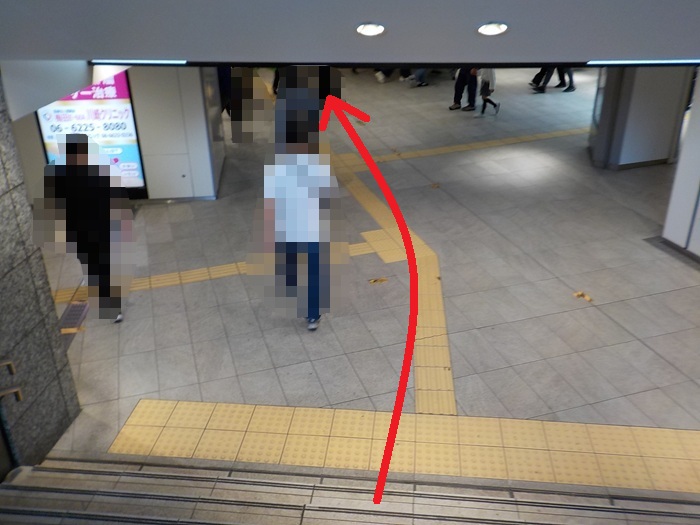 JR大阪駅「御堂筋口」から、阪神大阪梅田駅「東口」への行き方