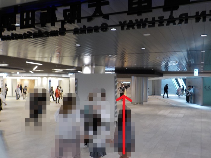 JR大阪駅・御堂筋南口から、谷町線・東梅田駅への行き方｜地上ルート