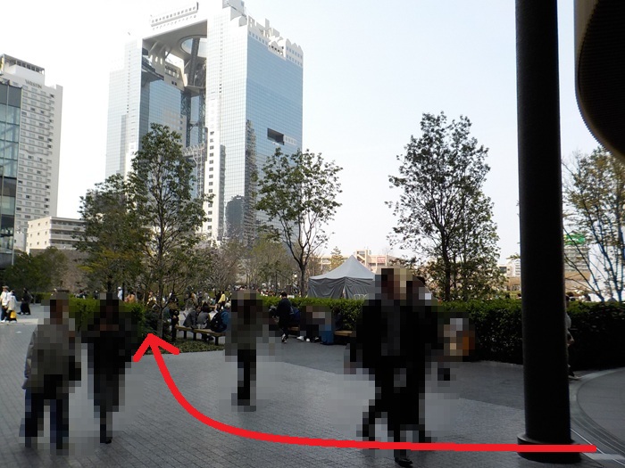 JR大阪駅・中央口から、うめきた公園｜グラングリーン大阪への行き方