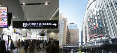 JR大阪駅・連絡橋口から、ヨドバシカメラ梅田への行き方