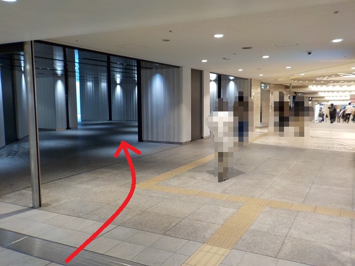 JR大阪駅・中央口から、大阪梅田ツインタワーズ・サウスのオフィスエントランスへの行き方