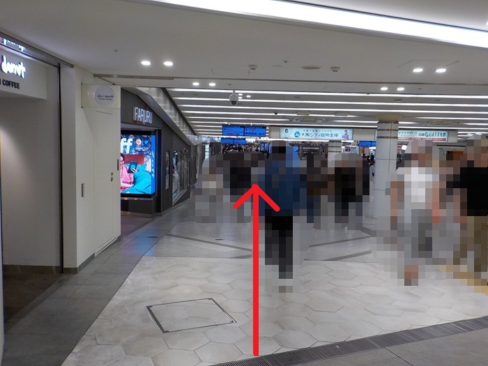 阪神・大阪梅田駅から、TOHOシネマズ梅田への行き方