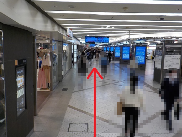 阪神・大阪梅田駅から、TOHOシネマズ梅田への行き方