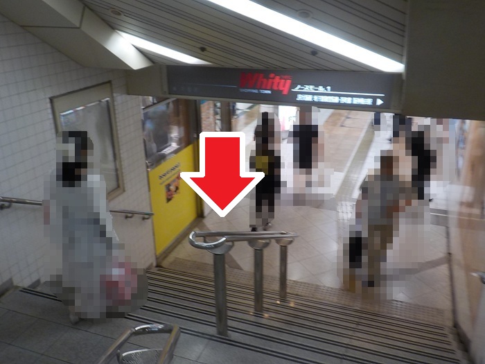 JR大阪駅・御堂筋口から、HEP FIVE｜ヘップファイブへの行き方
