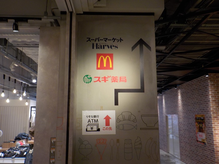 御堂筋線・梅田駅から、マクドナルド LINKS UMEDA店への行き方