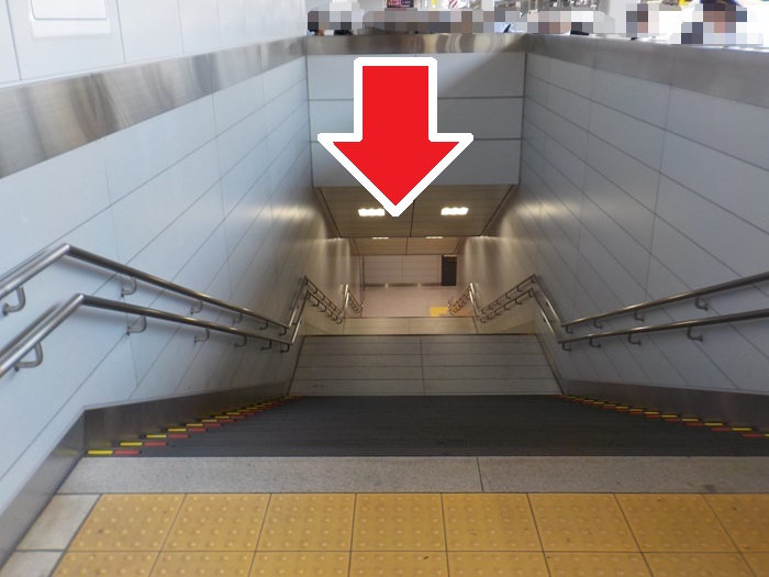 新幹線・新大阪駅27番ホームからJR線のりかえ口への行き方
