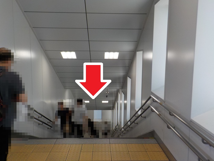 新幹線・新大阪駅27番ホームからJR線のりかえ口への行き方