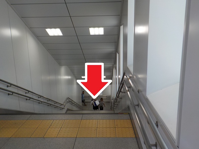 新幹線・新大阪駅27番ホームからJR線のりかえ口への行き方