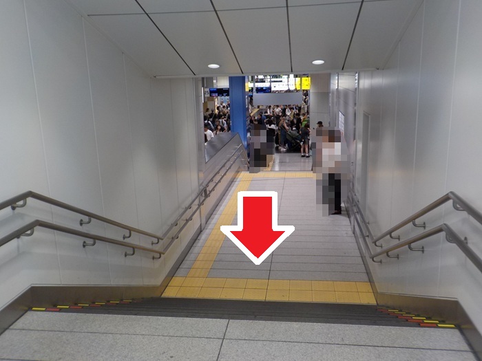 新幹線・新大阪駅27番ホームから、関西空港行き「特急はるか」への乗り換え方法
