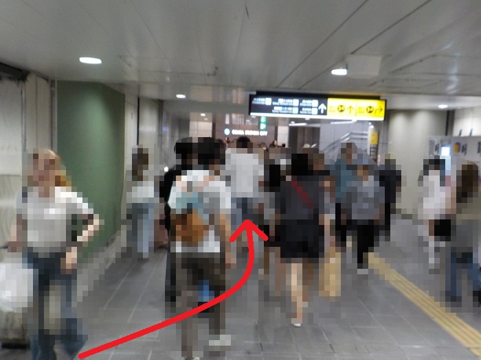 御堂筋線・梅田駅から、バルチカ03への行き方|イノゲート大阪