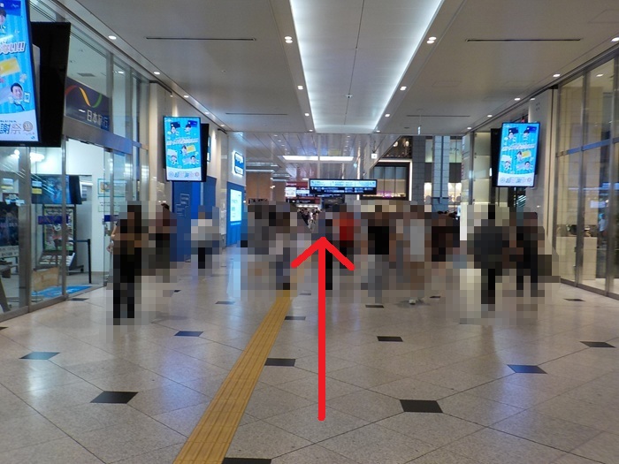 御堂筋線・梅田駅「中改札」から、バルチカ03への行き方｜イノゲート大阪