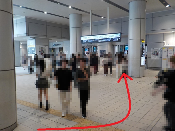 御堂筋線・梅田駅「北改札」から、JR大阪駅「御堂筋口」への行き方