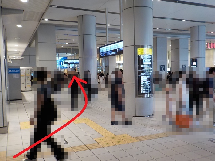 御堂筋線・梅田駅「中改札」から、バルチカ03への行き方｜イノゲート大阪