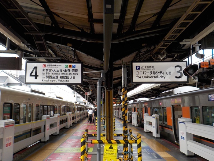 JR西九条駅のユニバ行き直通電車は何番のりば？3番・4番の疑問を現地で確認
