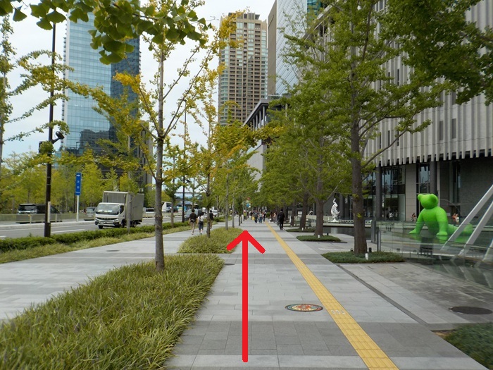 JR大阪駅・桜橋口から、グラングリーン大阪北館への行き方